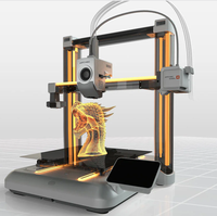 Anycubic Kobra 4 Combo, 4/8-цветная печать, область построения 260*260*260 мм³, 49-точечная автоматическая калибровка, AI-мониторинг