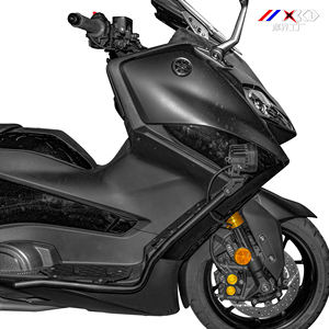 2021-2025 Yamaha Tmax560 Accesorios de motocicleta Panel DE <span class=keywords><strong>SEGURO</strong></span> anticaída de acero inoxidable Modificación de pedal de aluminio Todo nuevo - Product Image 2