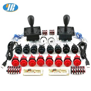 ערכת ג'ויסטיק USB ללא השהייה <span class=keywords><strong>4</strong></span>/8 כיוונים Happ סִגְנוֹן ג'ויסטיק 28mm כפתור למחשב <span class=keywords><strong>Raspberry</strong></span> <span class=keywords><strong>Pi</strong></span> <span class=keywords><strong>Mame</strong></span> - Product Image 6