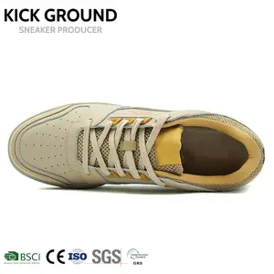 KICK GROUND zapatos de hombr ODMカスタムシューズメーカースニーカーウォーキングカジュアルシューズブランドの靴