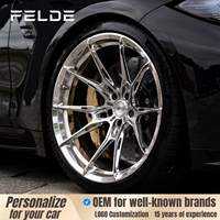 Jantes forgées monobloc personnalisées OEM SFR 18 19 20 22 pouces 5x112 5x114.3 5x120 polies, concaves profondes, pour BMW Audi TESLA