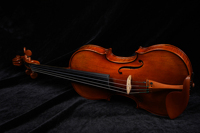 Professional Handcrafted Violin 4/4 with Quality Strings & Bridge, Rich Resonance Sound
