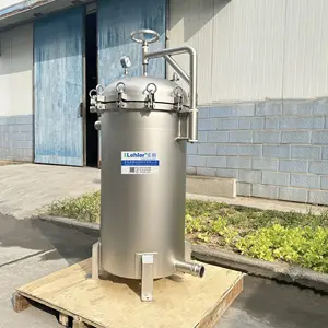 Electronic copper foil manufacturing liquid filtration Stainless Steel 304 single Bag Filter Housing