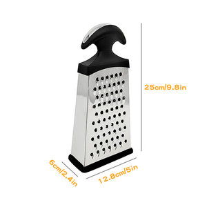 Mini Grattugia Sottile con 3 Superfici, Grattugia a 2 Lati in Acciaio Inossidabile, Tritatutto per Alimenti - Product Image 2