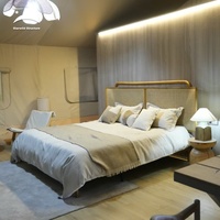 Tente de luxe imperméable pour hôtel en plein air, lodge, resort, tente de glamping durable en PVDF, tente de safari