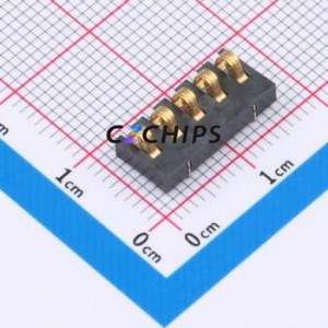 GT-BTP30005-0240B-019A Blade/Spring Contact Battery Connector SMD,P=3mm Connector Spring Contact Type 3mm 5P Vertical Mount - Product Image 1