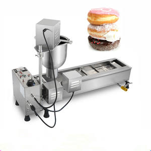 Perfect Performance Three Molds Kitchen Commercial Donut Maker Ring Doughnut Making <b>Machine</b> Fryer - Product Image 3
