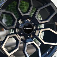 TITAN FORCE 16 17 18 Zoll 6x139.7 geschmiedete LKW-Felge für LKW-Räder, schwarz, für Land Cruiser Prado F150