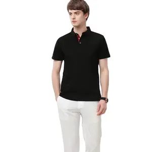 190g 95% cotone 5% spandex polo cina abbigliamento estate tee magliette da uomo