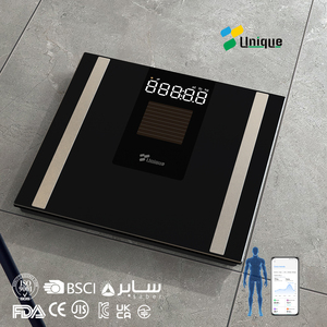 LED 디스플레이 칼로리 및 수분 함량 측정을 위한 독특한 OEM 태양열 충전 스마트 체지방 체중계 무선 디자인 - Product Image 1