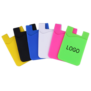Biểu Tượng Tùy Chỉnh Mạnh Mẽ Dính Pocket Stick Trên Silicone Điện Thoại Trường Hợp Ví Điện Thoại Chủ Thẻ Tương Thích Cho Tất Cả Các Điện Thoại - Product Image 4