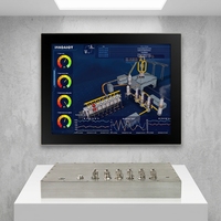 Panel PC Industrial de Acero Inoxidable IP69K a Prueba de Agua de 15 Pulgadas J6412 Sin Ventilador, Precio de Fábrica
