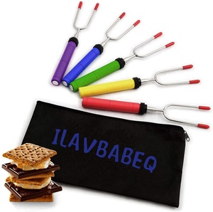 Bộ Que Nướng Marshmallow Cao Cấp Gồm 5 Xiên Hút Thuốc, Xiên Xúc Xích Dài Bằng Thép Không Gỉ - Product Image 3