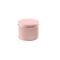 Vente en gros 120ml 4Oz Boîte ronde en métal pour les pots de bougie de Noël de luxe