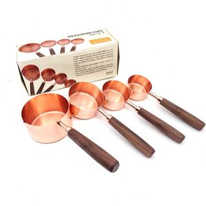 ชุดช้อนตวงสแตนเลสสตีลสีโรสโกลด์ 4 ชิ้น ขายดี มีความต้องการสูง - Product Image 4