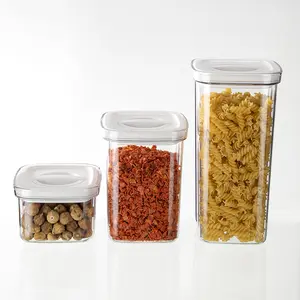 Populer kustom murah Cina grosir penyimpan makanan Jar penyimpanan makanan Jar dapur penyimpanan Set