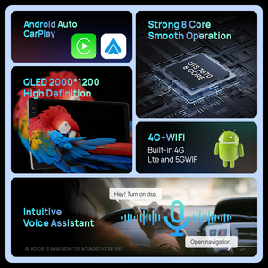 Xe Phổ Đài Phát Thanh Tùy Chỉnh Phiên Bản DVD Máy Nghe Nhạc 2K 7870 Xe Hệ Thống Âm Thanh Stereo Hỗ Trợ 4G LTE Khe Cắm Thẻ Bên Ngoài + 5G Wifi - Product Image 4