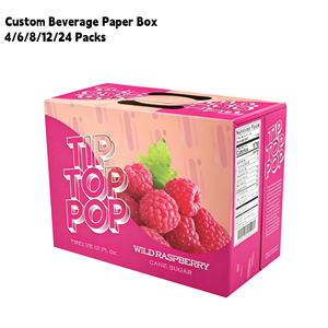 Caja de Cartón para Transporte de Bebidas, con Logotipo Personalizado, Paquete de 12 Latas Elegantes de 355 ml para <span class=keywords><strong>Agua</strong></span> con Gas, Jugos y Cerveza - Product Image 1
