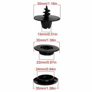 10PCS Automatic <b>Fasteners</b> Floor Gasket Non-slip Gasket Automotive <b>Fastener</b> Clip Non-slip Carpet Fixing Clip - Product Image 2