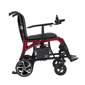 Fauteuil roulant pliable de voyage en fibre de carbone CF01, doté d'une construction en fibre de carbone, il ne pèse que 15 kg. Lève-toi - Product Image 2