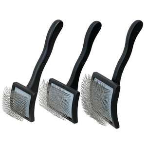 Nouvelle brosse à poils longs en bois pour animaux de compagnie 2024, pour chiens à poils longs, brosse à poils longs pour Golden Doodle, <span class=keywords><strong>Labradoodle</strong></span>, tous les mélanges de Doodle - Product Image 2