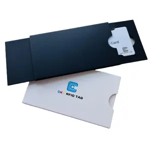 Custom Slide Box Card Package NFC Business Card Packaging Paper Package Box For Premium Metal NFC Card