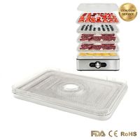 RVS Voedseldehydrator met meerdere lagen, voor jerky, fruit, groenten en kruiden, RoHS LFGB goedgekeurd, huishoudelijke dehydrator
