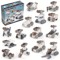 Kit de Robot Solar 14 en 1 para Niños, Ensamblaje DIY, 191 Piezas, Juguete Educativo STEM, Experimento Científico, Regalo de Construcción