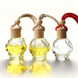 Wholesale 5ml 10ml 15ml Air Fresher Glass <strong>Car</strong> <strong>Diffuser</strong> Perfume Bottle Empty Glass <strong>Refillable</strong> Fragrance Diffusion glass bottle - Product Image 6