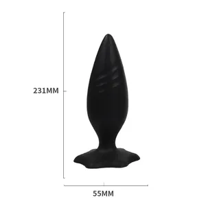 Small Medium Large Black Silicone Anal Plug Massage Adult Sex Toys For Women Man Anal But Plug Set Butt Plugs Sex Product