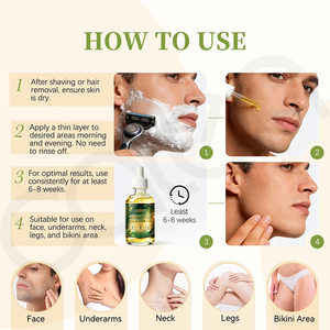 Luxfume Huile de théier anti-poils incarnés à marque privée, sérum huileux pour soin des aisselles après rasage et épilation, pour une peau lisse - Product Image 6