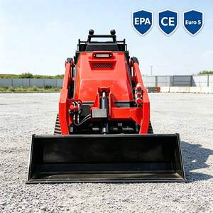 Nuovo Modello di Mini Skid Steer Loader con Kit Trivella per Pali, per Costruzione Recinzioni e Piantumazione Alberi, Alta Coppia, Professionale - Product Image 1