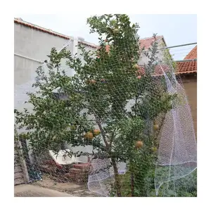 Anti rede do pássaro Rede 100% plástica do HDPE reusável Rede anti envelhecimento do pássaro para jardins agrícolas Lagoas de peixes Pomares Vinhedos