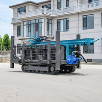 Machine de forage pour puits d'eau avec stabilisateurs hydrauliques, pour l'approvisionnement en eau sur chantier de construction et l'irrigation en zone sèche, compatible avec les commandes en gros