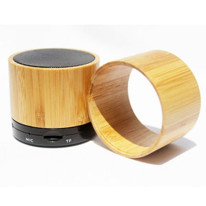 Taşınabilir Mini Lautsprecher ahşap kablosuz hoparlör USB Stereo ses bas müzik kutusu moda ucuz hoparlör - Product Image 2