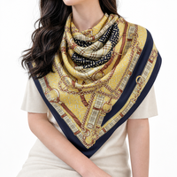 Écharpe carrée en soie imprimée de haute qualité pour femme, 70*70cm, foulard personnalisé, châle, écharpe de tête, foulard pour femme