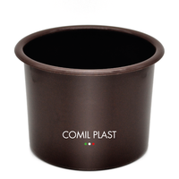 Vase funéraire de haute qualité de style européen pour monument funéraire, insert de cimetière, souvenir commémoratif religieux, mausolée, crypte en plastique 14x11 COMIL