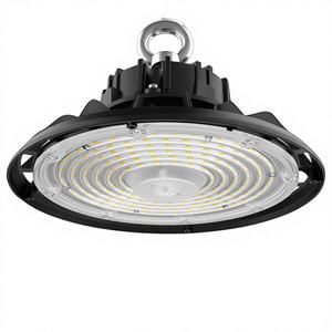 En Stock en EE. UU., Lámpara LED Industrial de Alta Potencia IP65 Súper Brillante de 150W 120W 100W, Tipo UFO, para Almacenes y Fábricas - Product Image 1