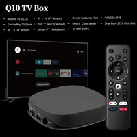 Topleo android tv box certificado atv android 12 allwinner h618 q10 4gb 32gb décodeur 4k android tv box