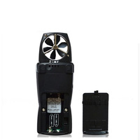 Testo 410-2 Anémomètre à ailettes / Débitmètre d'air / Manomètre de pression d'air / Manomètre de pression différentielle avec mesure de vitesse du vent en m/s, type 2AAA