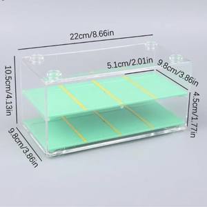 Caja de almacenamiento transparente para coche modelo, escaparate de 8 ranuras, venta al por mayor, estante de exhibición modelo de coche 1/64 - Product Image 6