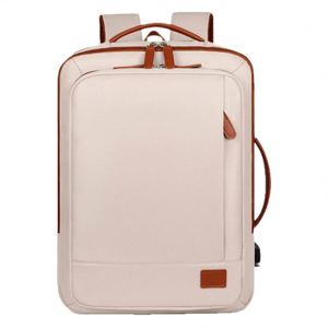 Mochila resistente para laptop de 15.6 pulgadas, ideal para la escuela, viajes y negocios. Tiene entrada USB y es impermeable. - Product Image 4