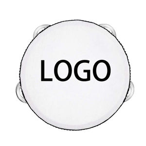 Tambor de Percussão de Bétula Portátil de 6 Polegadas com Sinos de Metal para Crianças, Instrumento Musical Educacional - Product Image 3