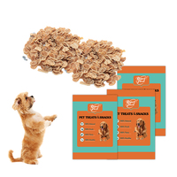 Friandises pour chiens en tranches fines de poulet séché à l'air, riches en protéines, pour l'alimentation des chiens adultes, directement de l'usine