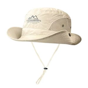 Chapeau <span class=keywords><strong>de</strong></span> paille d'été pour femmes avec écran UV Big Cornice Black Glue Fisherman - Product Image 3