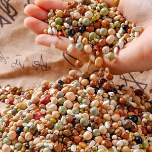 เครื่องป้อนอาหารนก25กก. คุณภาพสูงนกพิราบถั่วลันเตาอาหารผสมเมล็ดพืชธรรมชาติผสมอาหารนกพิราบแข่งอาหารกับข้าวโพด