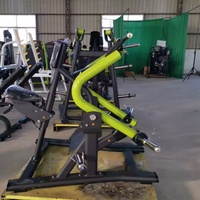 Máquina de remo de alta calidad para gimnasio, equipo de remo con carga de placas, máquina de ejercicio de remo profesional de fábrica