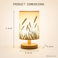 Lampe de table cylindrique en papier de riz réglable pour chambre à coucher, salle à manger, décoration d'ambiance romantique, cadeau de vacances, veilleuse