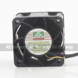 Mới protechnic 24V 48V DC 12V 1.20a AC EC 4028 40x40x28mm 4cm luồng không khí cao trường hợp cung cấp điện <span class=keywords><strong>serios</strong></span> E MGT4012WB-W28 Quạt làm mát - Product Image 4