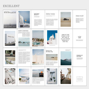 Fondo de fotografía estilo Ins con diseño de revista en inglés, decoración para el hogar, libro, accesorios decorativos para fotos en vivo - Product Image 5